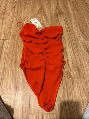 NWT Zara strapless bodysuit